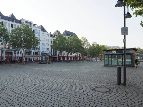 Koeln Duitsland Circa August 2019 Heumarkt Altstadt Oude Binnenstad — Stockfoto