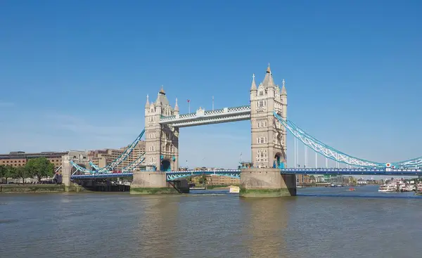 Tower Bridge River Thames Londen Verenigd Koninkrijk — Stockfoto