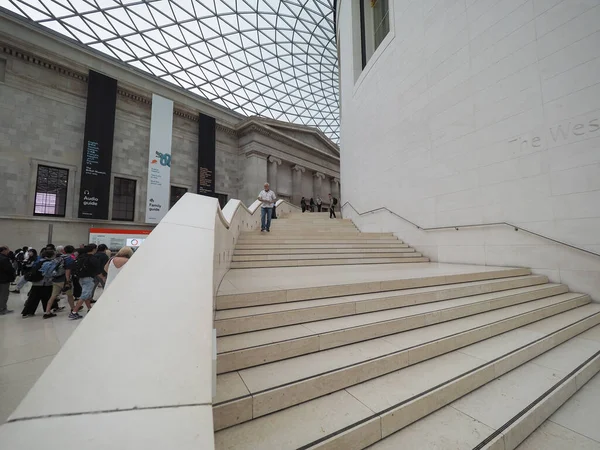 Londres Royaume Uni Circa Septembre 2019 Grande Cour British Museum — Photo