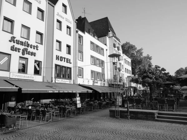 Koeln Germany Circa Ağustos 2019 Altstadt Anlamı Eski Şehir Siyah — Stok fotoğraf