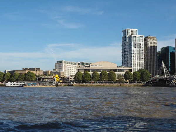 Лондон Великобритания Circa September 2019 View River Thames South Bank — стоковое фото