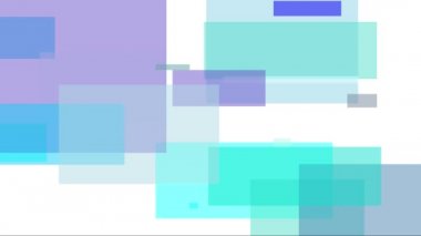 Geometrik şekilli modern soyut animasyon