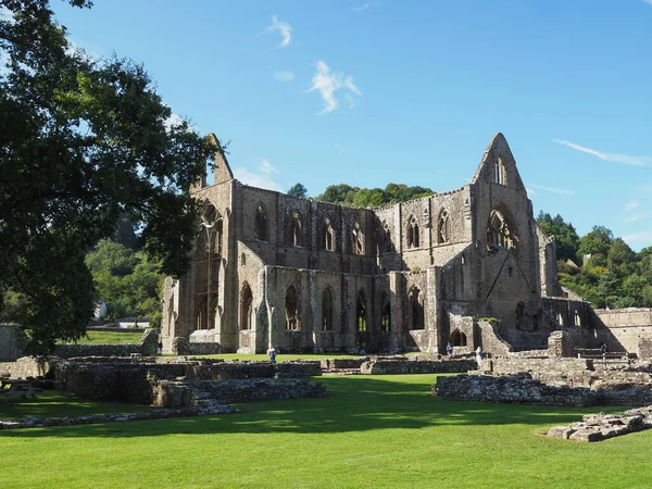 Tintern Egyesült Királyság Circa Szeptember 2019 Tintern Abbey Abaty Tyndyrn — Stock Fotó