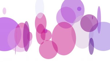 Mor dairelerin basit modern geometrik animasyonu