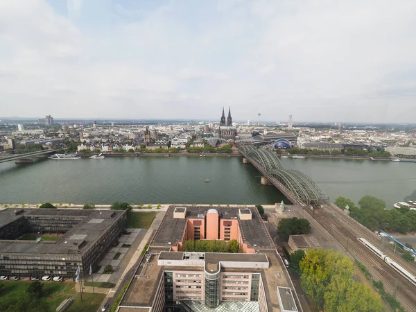 Koeln Deutschland Circa August 2019 Luftaufnahme Der Stadt — Stockfoto