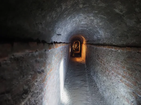 Turyn Włochy Circa Listopad 2019 Tunele Muzeum Pietro Micca Turynie — Zdjęcie stockowe