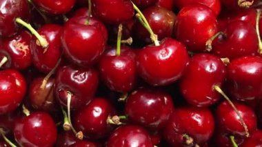 Kırmızı kirazlar sağlıklı vejetaryen gıda geçmişi