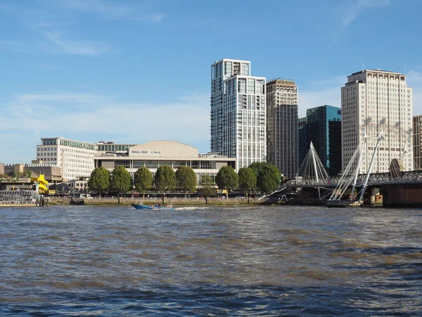 London Storbritannien Circa September 2019 Utsikt Över Themsen South Bank — Stockfoto