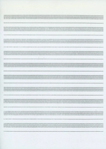 Papier Muzyczny Nadrukiem Sztabowym Zapisu Muzycznego — Zdjęcie stockowe