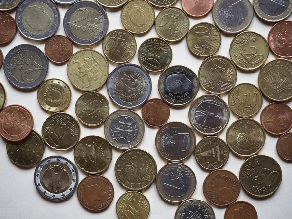 Euro Coins Money Eur Currency European Union — Stock Photo, Image
