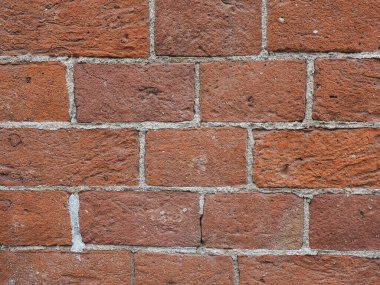 Sanayi tipi kırmızı tuğla duvar arka plan olarak kullanışlı