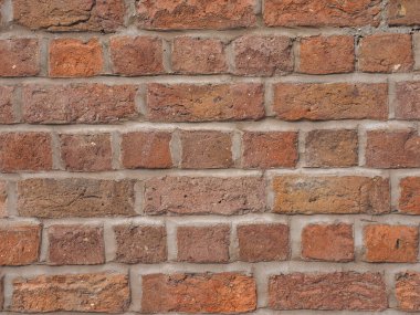 Sanayi tipi kırmızı tuğla duvar arka plan olarak kullanışlı