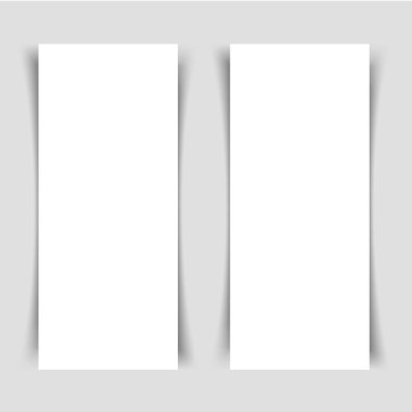 Mok-up iki dar dikey el ilanları