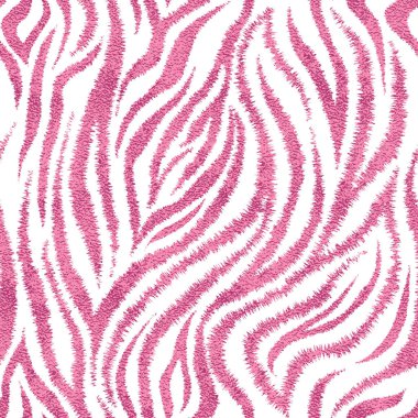 Sorunsuz pembe zebra desen deri. Göz alıcı zebra deri yazdırma