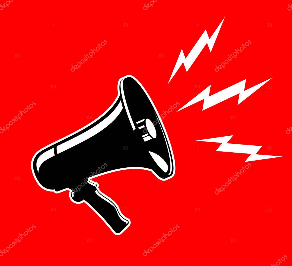 Megaphone vector Illustration Megaphone vector Illustration