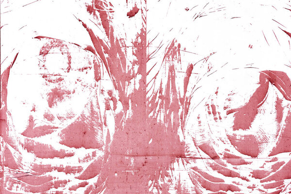 Абстрактный рисунок из пыли, на красной стене. Пустой фон, текстура
.