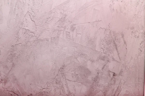 混凝土粉红色墙壁与裂缝。背景纹理. — 图库照片