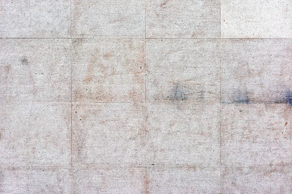 Fal Nagy Csempe Világos Bézs Textúra Repedések Karcolások Üres Háttér — Stock Fotó