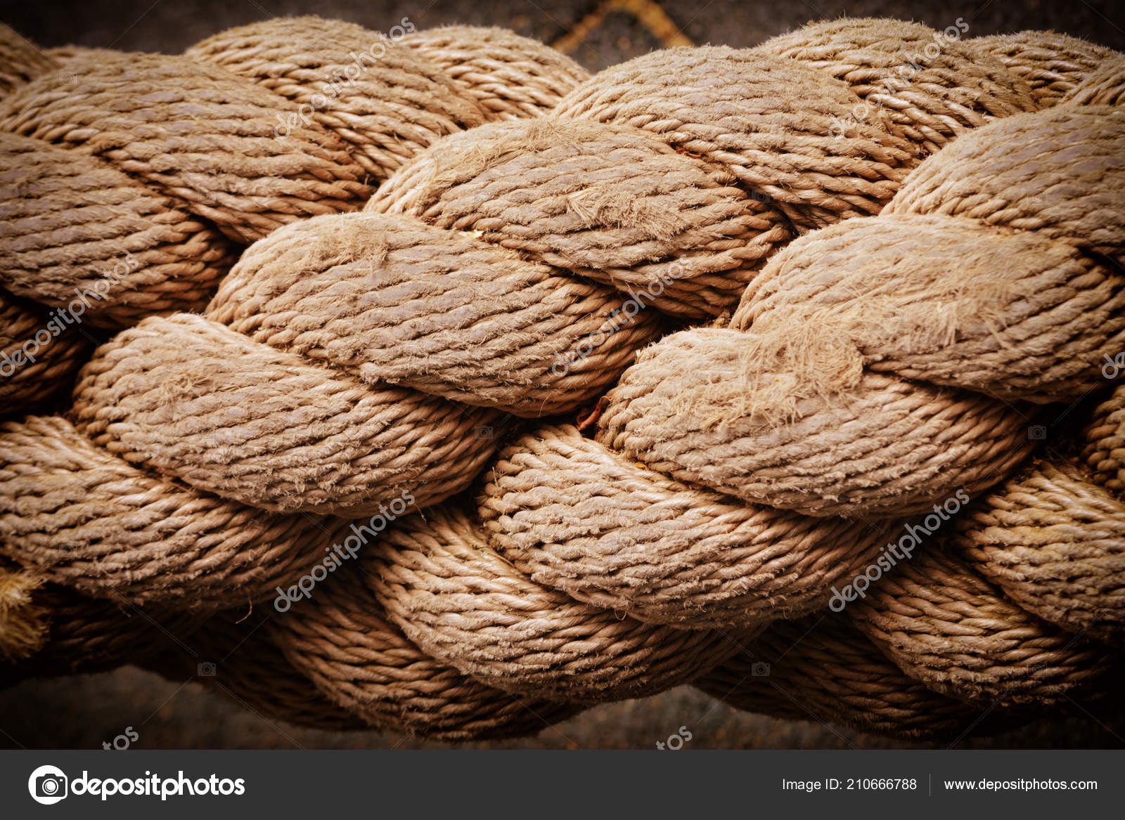 Thick Rope Close Texture Weaving Unusual Background Vignette Stock Photo by  ©Switch-84 210666788