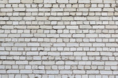 küçük gri tuğla, boş açık renkli duvar