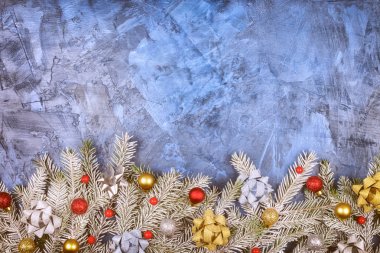 Noel kompozisyon kopya alanı ile