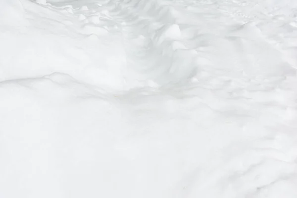 Getextureerde Verse Witte Sneeuw Met Lila Tint Als Achtergrond — Stockfoto