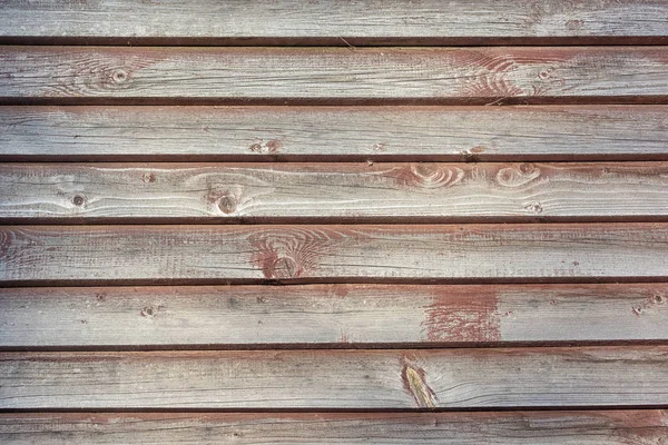 Placas horizontais lisas. Textura de madeira velha. Fundo em branco . — Fotografia de Stock