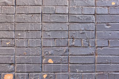 Eski boyalı gri tuğla duvar dokusu arka plan
