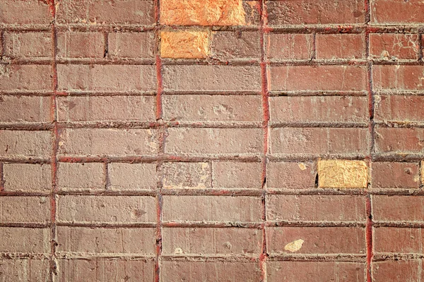 Old Urban Red Brick Wall Texture Grunge Background — Stock Photo, Image
