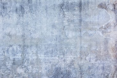 Siteler ve planlar için mavi arkaplan. Beton duvar. Eski alçı desenli fotoğraf.
