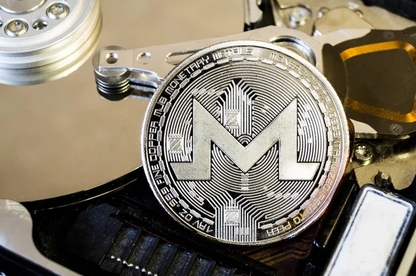 Monero Una Forma Moderna Cambio Esta Moneda Criptográfica Medio Conveniente — Foto de Stock