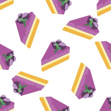 tatlı kek parçası seamless modeli