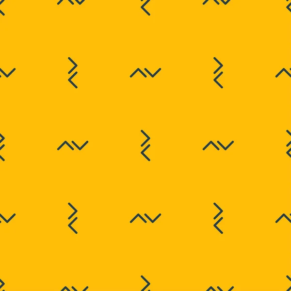 Vzor Bezešvé Jednoduchý Tvar Kružnice Trojúhelníku Žluté Pozadí — Stockový vektor
