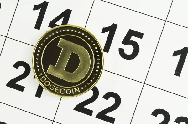 Dogecoin Est Moyen Moderne Échange Cette Crypto Monnaie Est Moyen — Photo