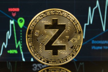 zcash is a modern way of exchange and this crypto currency is a convenient means of payment in the financial and web markets clipart