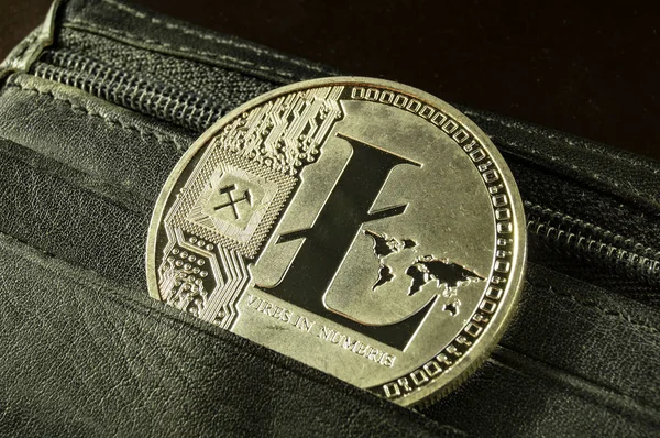 Το Litecoin είναι ένα σύγχρονο τρόπο ανταλλαγής και αυτό το κρυπτό νόμισμα είναι ένα βολικό μέσο πληρωμής στις οικονομικές — Φωτογραφία Αρχείου