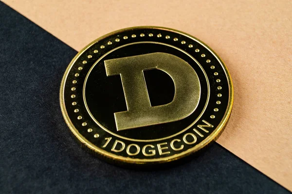 Dogecoin DOGE moyens de paiement crypto-monnaie dans le secteur financier — Photo