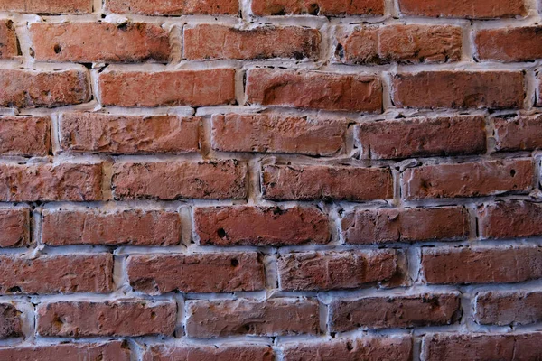 Textura de la vieja pared de ladrillo rojo — Foto de Stock