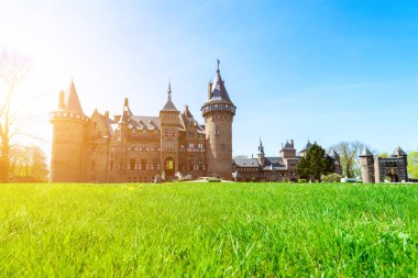 Güzel ortaçağ, fantezi, eski Hollanda De Haar Kalesi s