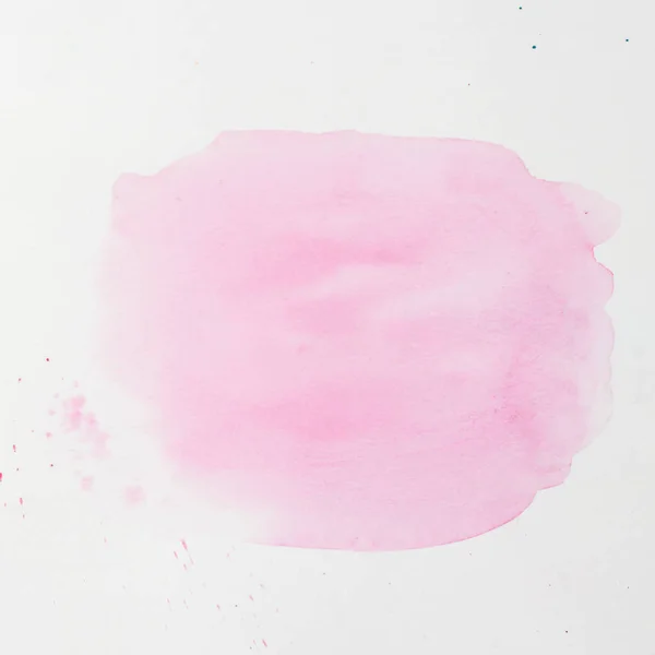 Abstrakte rosa weiche Aquarell Hintergrund auf weißem Hintergrund. pa — Stockfoto