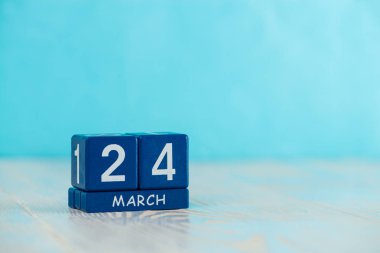 24 takvim, kavramı kopya alanı ile Mart