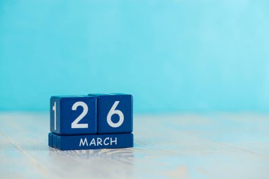 26 takvim, kavramı kopya alanı ile Mart