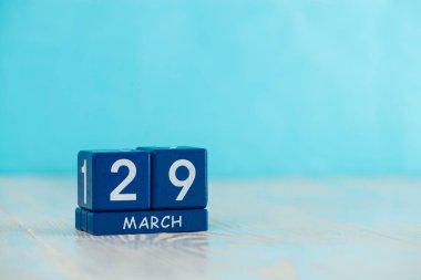 29 takvim, kavramı kopya alanı ile Mart