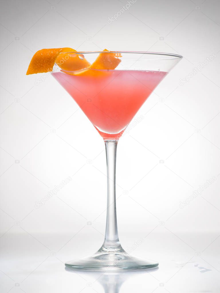 cosmopolitan cherry martini cocktail