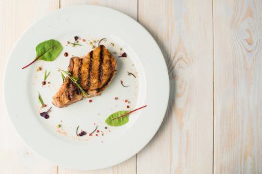 lezzetli pişmiş domuz, kopya alanı