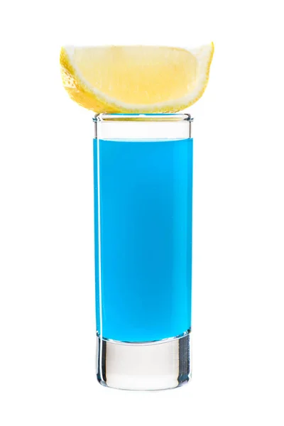 Alkoholické cocktail safírová — Stock fotografie