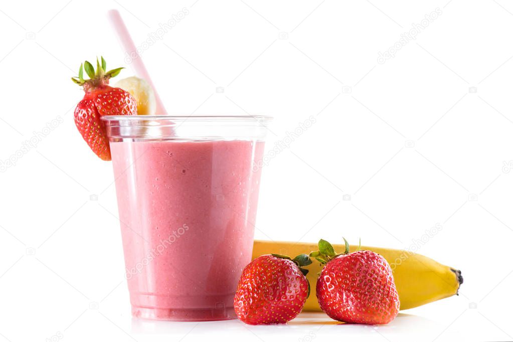 fresh strawberry smoothie 