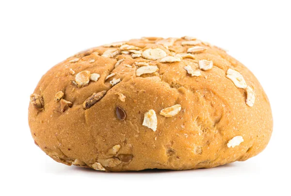 Bun chleb na białym tle — Zdjęcie stockowe