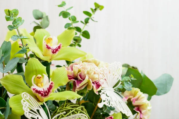 Bouquet de fleurs vertes — Photo