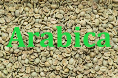 Arabica kahve çekirdekleri, arka plan